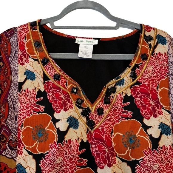 Ulla Popken Bohemian Style Blouse 20/22 - Picture 3 of 7